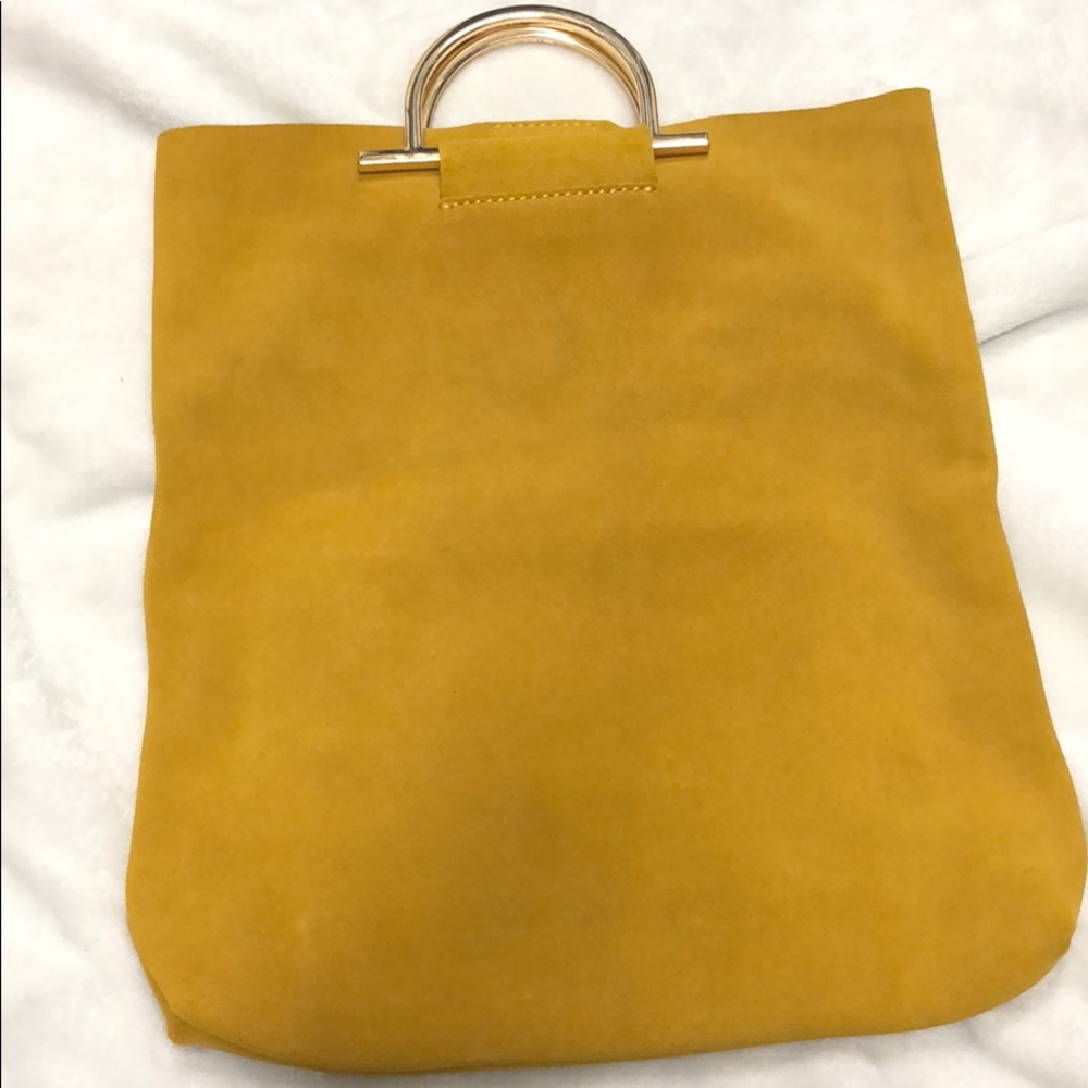 Sole society yellow handbag